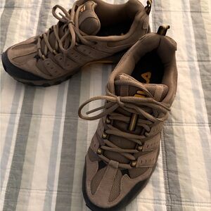 Fila Brown and Black Athletic Shoes for Women